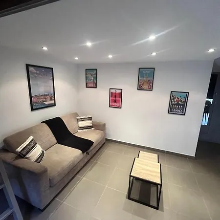 شقة Loft Chaleureux - Climatisation - Wifi - 650 M Du Palais Des Festivals, *